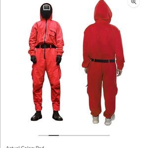 Unisex NWOT  Squid Game Costume Jumpsuit Outfit Halloween Cosplay Costume